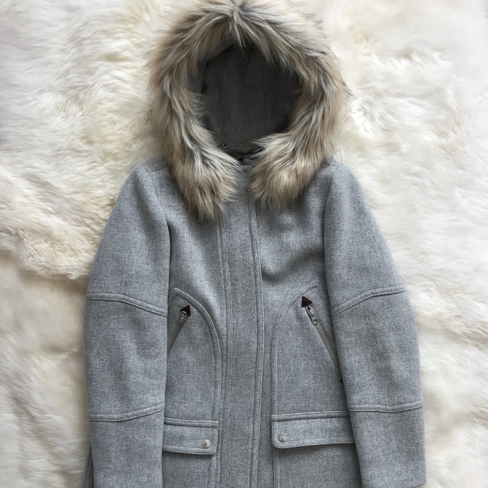 Jcrew Chateau parka in Italian stadium-cloth wool
